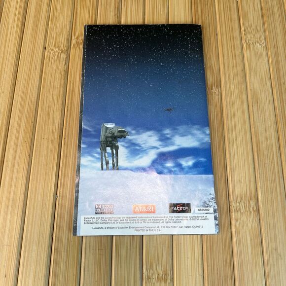 Nintendo Gamecube LucasArts Star Wars Rebel Strike Video Game Case Manual - Picture 5 of 8